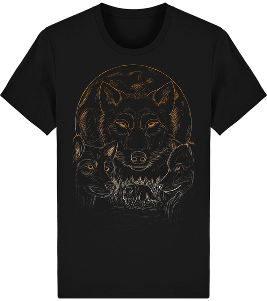 T-shirt basique Unisexe Stanley Rocker têtes de loups