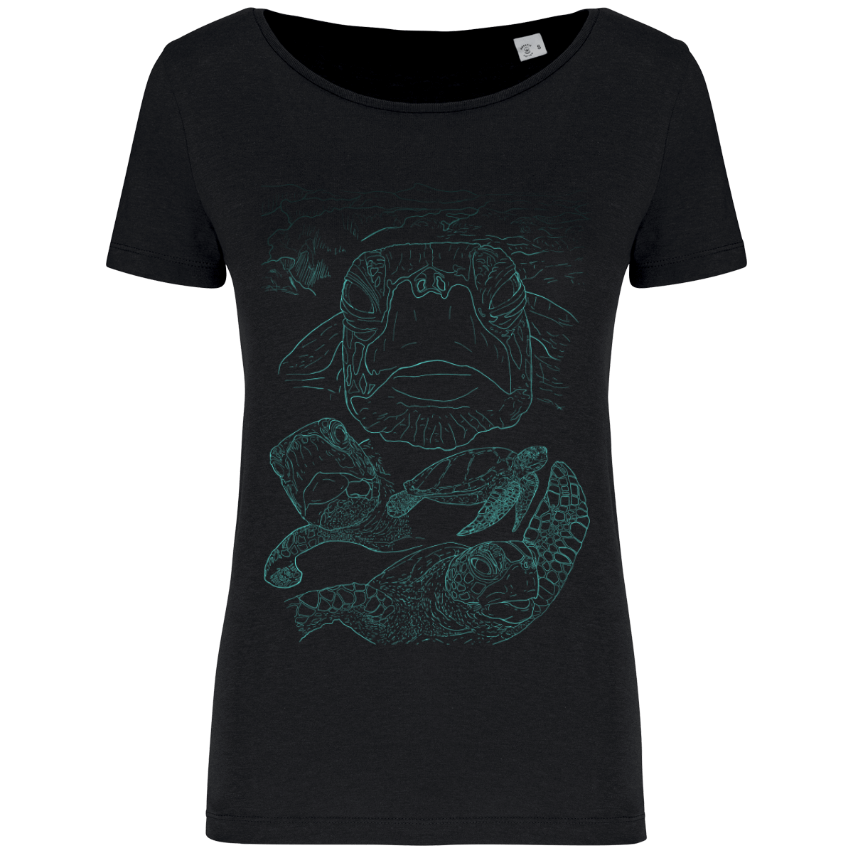 T-shirt Femme Modal Tencel Bio Tortues