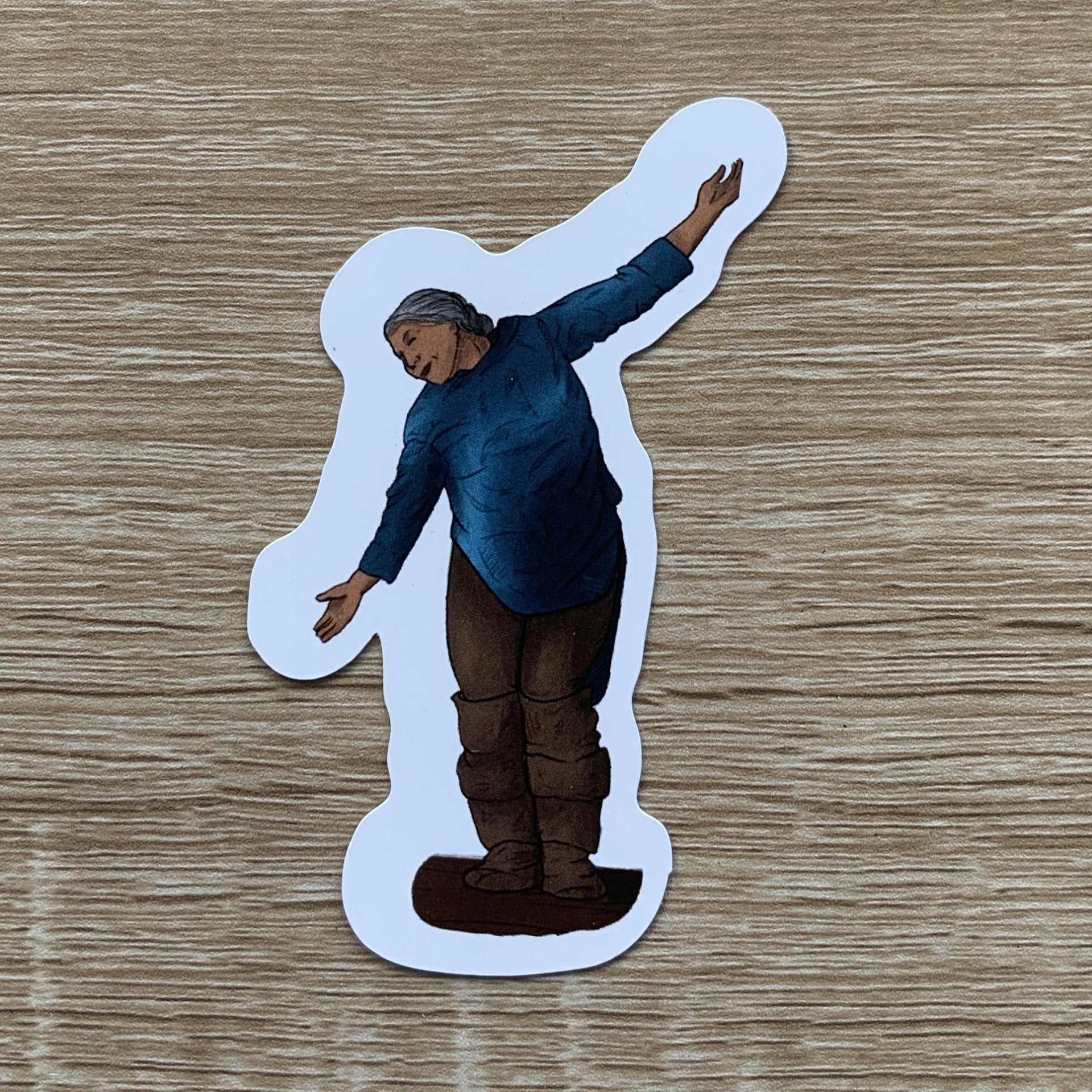 Magnet, aimant pour le frigidaire et tableau blanc, danse inuite qilaatersorneq, elsa abadie penars